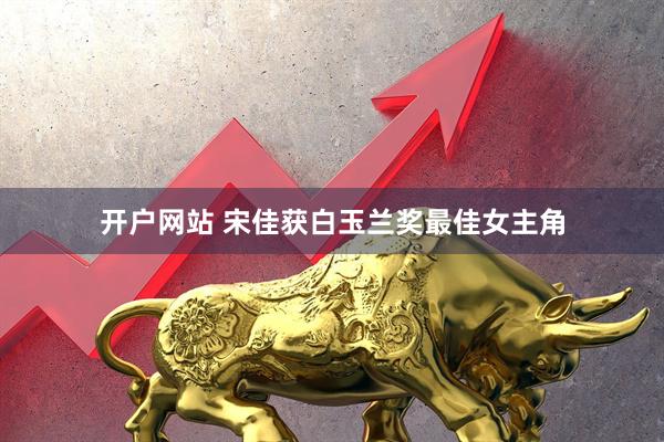 开户网站 宋佳获白玉兰奖最佳女主角
