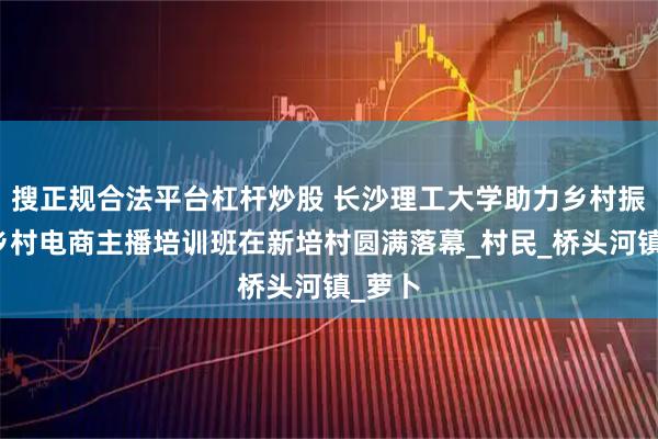 搜正规合法平台杠杆炒股 长沙理工大学助力乡村振兴：乡村电商主播培训班在新培村圆满落幕_村民_桥头河镇_萝卜